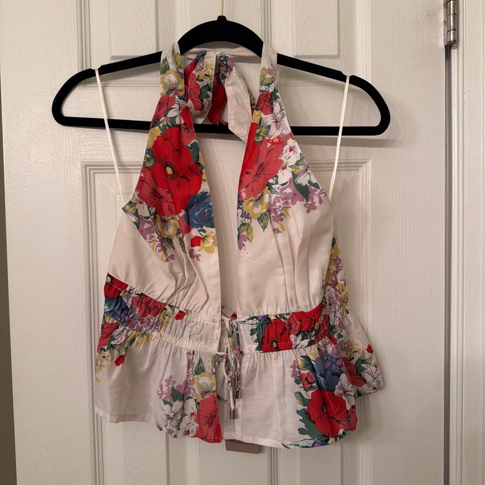 Floral Halter Top - NWT